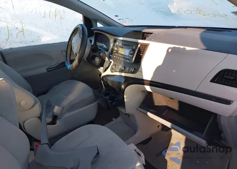 2014 Toyota Sienna L from USA, damaged, VIN 5TDZK3DC7ES424982